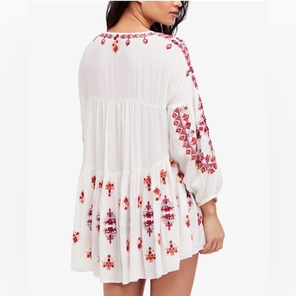 Free People Arianna Tunic in Ivory Size M - Picture 2 of 11